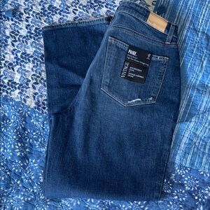 NWT PAIGE Women’s Knockout High Rise Modern Straight Jean